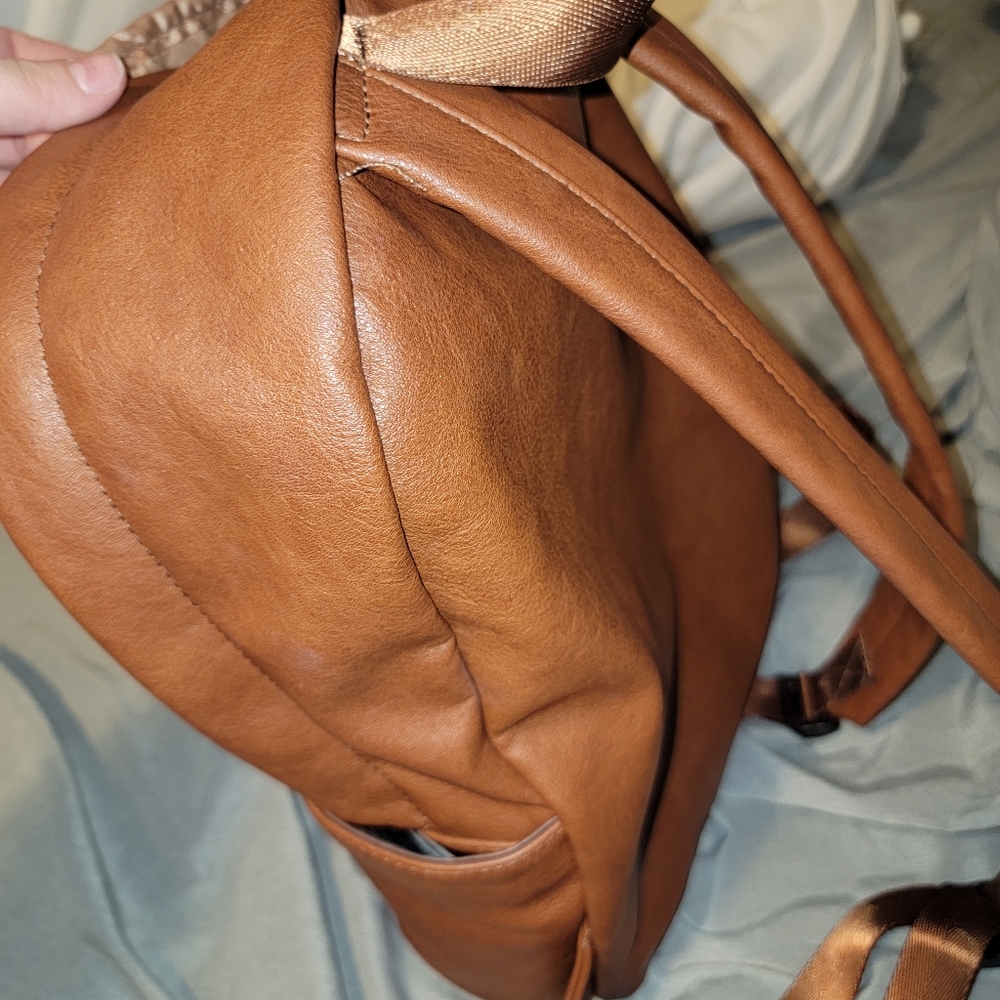 Brown backpack